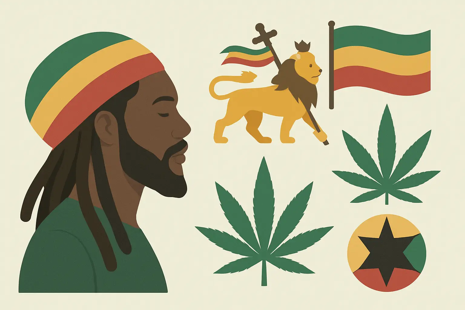 Dijagram Rasta Rastafari Symbols and Meanings Explained - Rasta Today